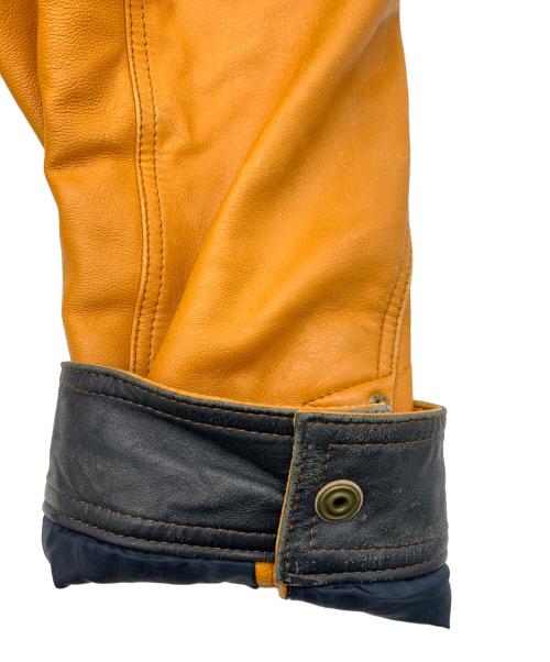 sinacova（シナコバ）sinacova (シナコバ) ラムレザージャケット オレンジ サイズ:3Lの古着・服飾アイテム