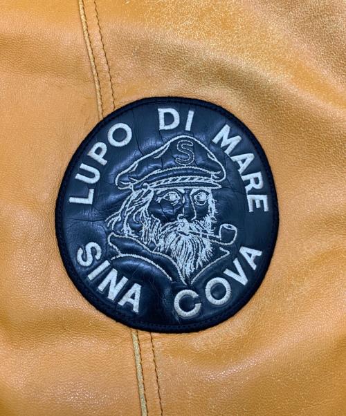 sinacova（シナコバ）sinacova (シナコバ) ラムレザージャケット オレンジ サイズ:3Lの古着・服飾アイテム