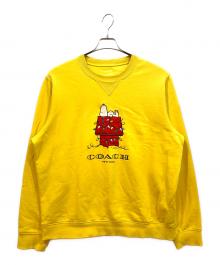COACH×PEANUTS（コーチ×ピーナッツ）の古着「スウェット」｜イエロー