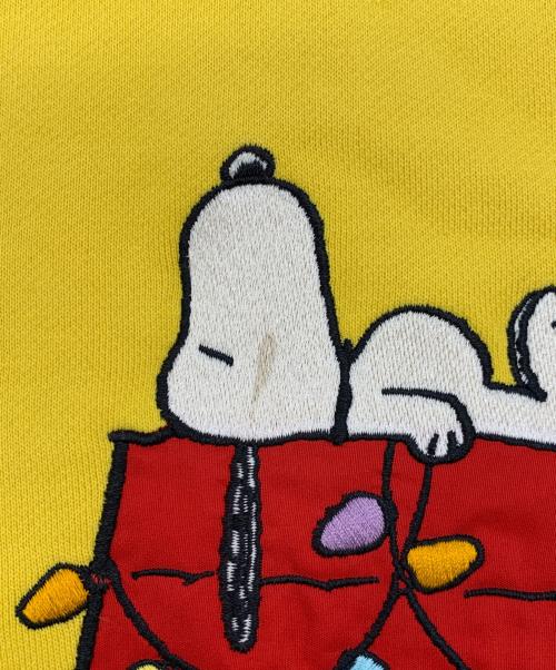 COACH（コーチ）COACH (コーチ) PEANUTS (ピーナッツ) スウェット イエロー サイズ:Lの古着・服飾アイテム