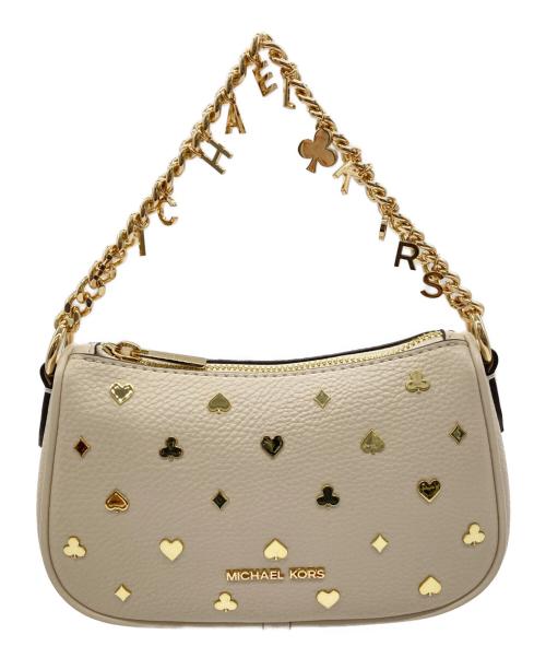 MICHAEL KORS（マイケルコース）MICHAEL KORS (マイケルコース) クロスボディスモール アイボリーの古着・服飾アイテム