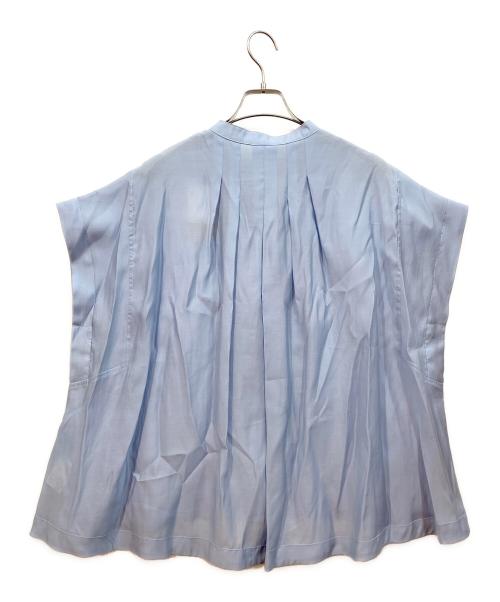 BEARDSLEY（ビアズリー）BEARDSLEY (ビアズリー) ノースリーブブラウス スカイブルー サイズ:Fの古着・服飾アイテム
