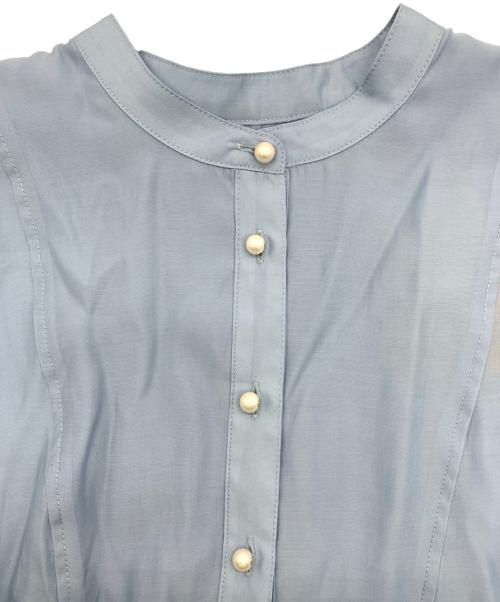 BEARDSLEY（ビアズリー）BEARDSLEY (ビアズリー) ノースリーブブラウス スカイブルー サイズ:Fの古着・服飾アイテム