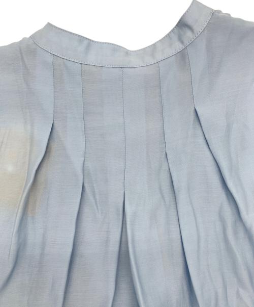 BEARDSLEY（ビアズリー）BEARDSLEY (ビアズリー) ノースリーブブラウス スカイブルー サイズ:Fの古着・服飾アイテム