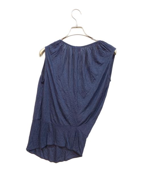 Vivienne Westwood RED LABEL（ヴィヴィアンウエストウッドレッドレーベル）Vivienne Westwood RED LABEL (ヴィヴィアンウエストウッドレッドレーベル) ノースリーブカットソー ネイビー サイズ:2の古着・服飾アイテム