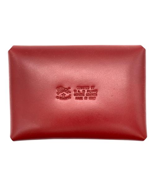 IL BISONTE（イル ビゾンテ）IL BISONTE (イル ビゾンテ) カードケース レッドの古着・服飾アイテム