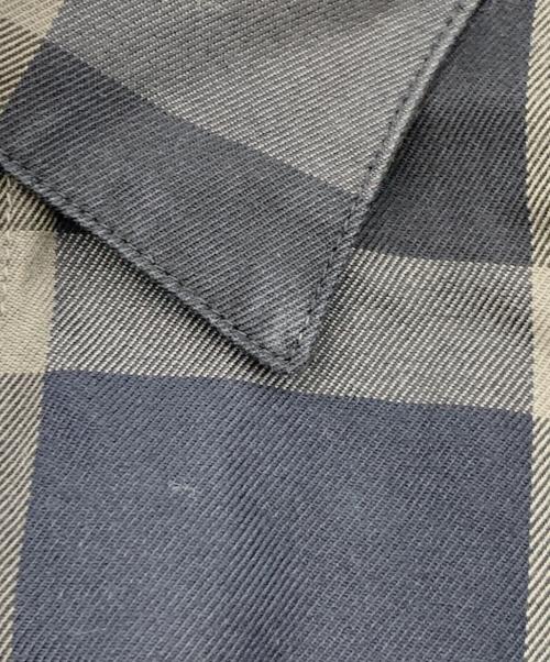 BLACK LABEL CRESTBRIDGE（ブラックレーベル クレストブリッジ）BLACK LABEL CRESTBRIDGE (ブラックレーベル クレストブリッジ) 長袖シャツ ブラック×ネイビー サイズ:Lの古着・服飾アイテム
