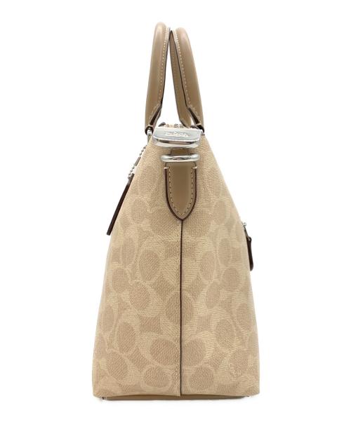 COACH（コーチ）COACH (コーチ) ョージア サッチェル バッグ シグネチャー キャンバス ベージュの古着・服飾アイテム