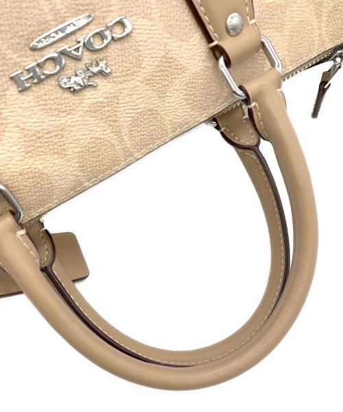 COACH（コーチ）COACH (コーチ) ョージア サッチェル バッグ シグネチャー キャンバス ベージュの古着・服飾アイテム