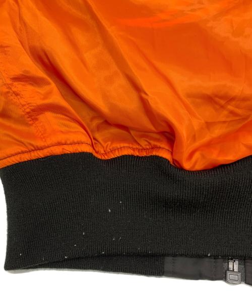 AVIREX（アヴィレックス）AVIREX (アヴィレックス) MA-1 LIGHTNING ジャケット ブラック サイズ:Lの古着・服飾アイテム