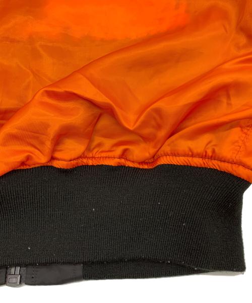AVIREX（アヴィレックス）AVIREX (アヴィレックス) MA-1 LIGHTNING ジャケット ブラック サイズ:Lの古着・服飾アイテム