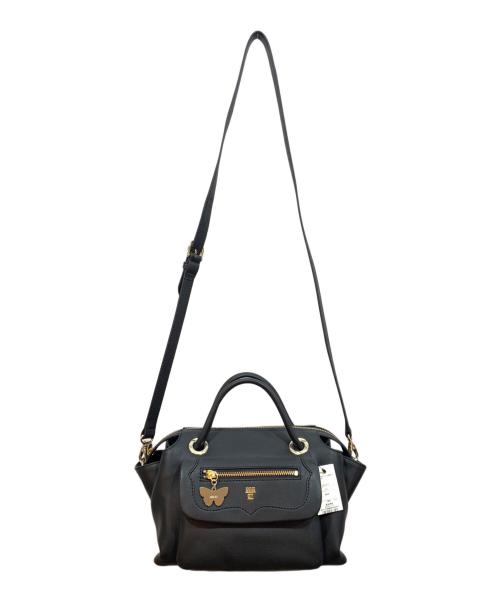 ANNA SUI（アナスイ）ANNA SUI (アナスイ) 2WAYバッグ ブラックの古着・服飾アイテム