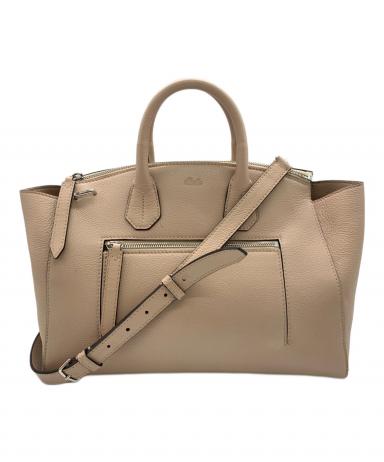 Bally sommet ピンクベージュ 中古・古着通販】BALLY (バリー) SOMMET ZIP 2WAYバッグ ピンク