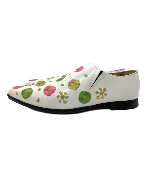 COMME des GARCONS（コムデギャルソン）COMME des GARCONS (コムデギャルソン) ポインテッドトゥスリッポン ホワイト サイズ:23の古着・服飾アイテム
