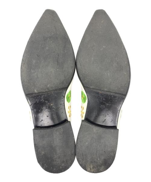COMME des GARCONS（コムデギャルソン）COMME des GARCONS (コムデギャルソン) ポインテッドトゥスリッポン ホワイト サイズ:23の古着・服飾アイテム