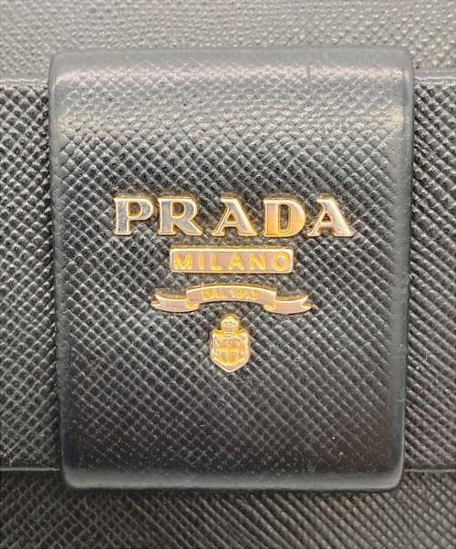 PRADA（プラダ）PRADA (プラダ) 長財布 ブラックの古着・服飾アイテム