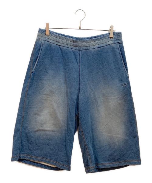 DIESEL（ディーゼル）DIESEL (ディーゼル) スウェットハーフパンツ インディゴ サイズ:Sの古着・服飾アイテム