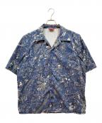 DIESELディーゼル）の古着「半袖シャツ」｜ブルー