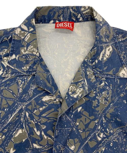 DIESEL（ディーゼル）DIESEL (ディーゼル) 半袖シャツ ブルー サイズ:50の古着・服飾アイテム