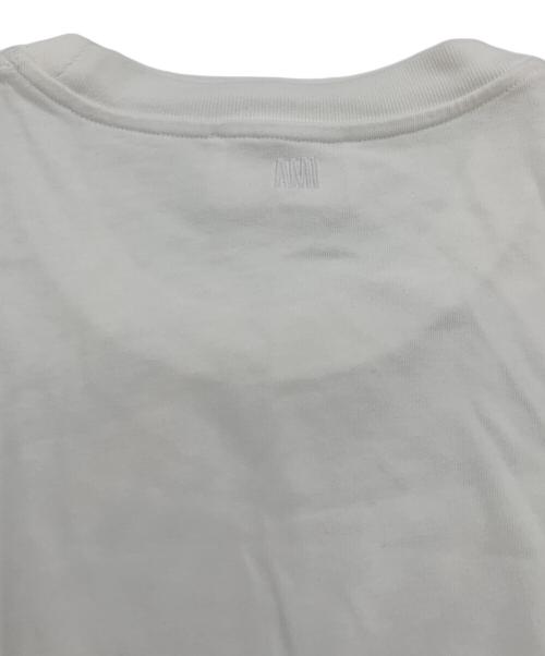 AMI PARIS（アミ パリス）AMI PARIS (アミ パリス) 半袖カットソー ホワイト サイズ:Lの古着・服飾アイテム