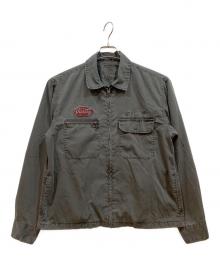 AVIREX（アヴィレックス）の古着「FADED EMB WORK JACKET」｜チャコール