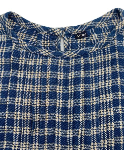 45R（フォーティファイブ・アール）45R (フォーティファイブ・アール) マキシワンピース インディゴ染 サイズ:SIZE0の古着・服飾アイテム