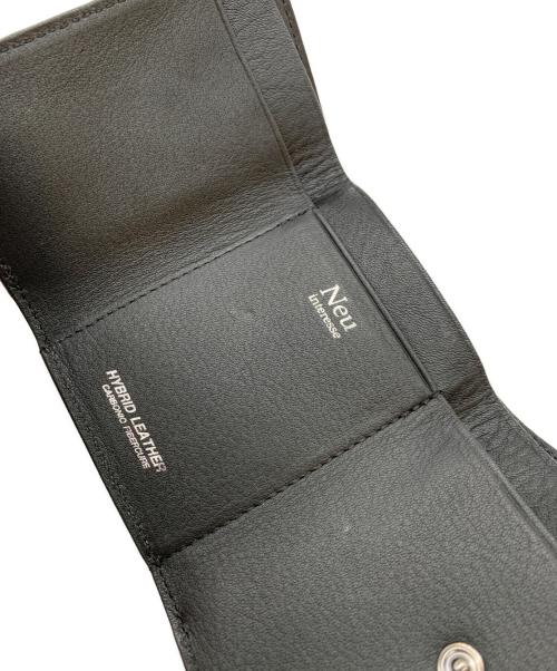 Neu interesse（ノイ・インテレッセ）Neu interesse (ノイ・インテレッセ) 3つ折り財布 ブラックの古着・服飾アイテム