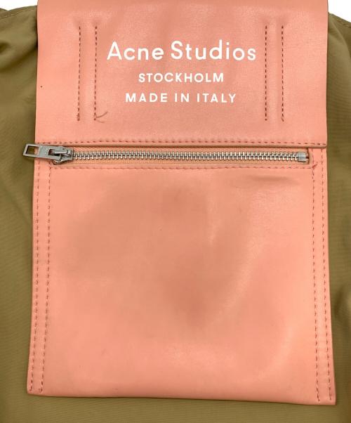 Acne studios（アクネ ストゥディオズ）Acne studios (アクネ ストゥディオズ) 2WAYバッグ ベージュ×ピンクの古着・服飾アイテム