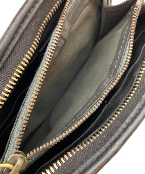 campomaggi（カンポマッジ）campomaggi (カンポマッジ) ラウンドファスナー財布 ブラック ☆の古着・服飾アイテム