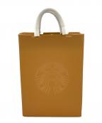 STARBUCKS COFFEEスターバックス コーヒー）の古着「2WAYバッグ」｜ブラウン