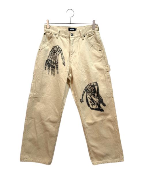 X-LARGE（エクストララージ）X-LARGE (エクストララージ) グラフィックペインターパンツ ベージュ サイズ:30の古着・服飾アイテム