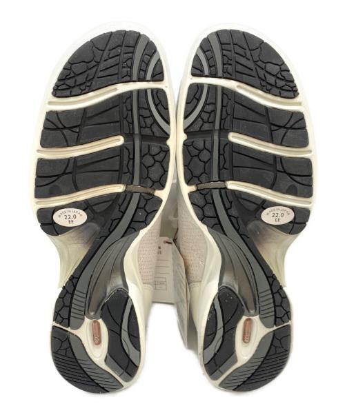 asics（アシックス）asics (アシックス) ウォーキングシューズ シルバー サイズ:22の古着・服飾アイテム