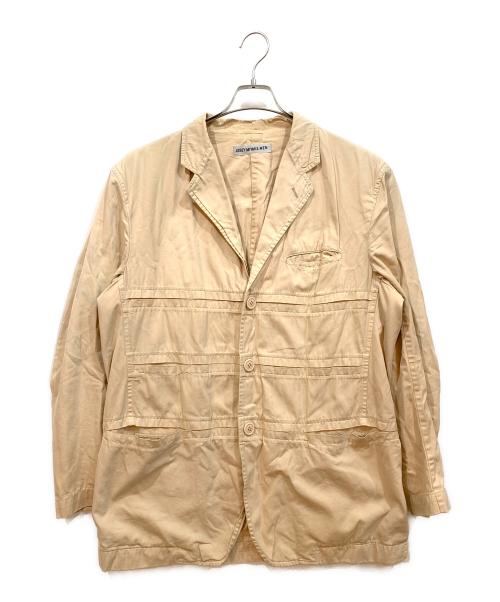 ISSEY MIYAKE MEN（イッセイミヤケメン）ISSEY MIYAKE MEN (イッセイミヤケメン) ジャケット ベージュ サイズ:4(L～XL)の古着・服飾アイテム
