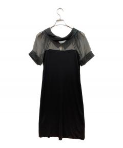 中古・古着通販】GUCCI (グッチ) GGニットワンピース ブラック サイズ