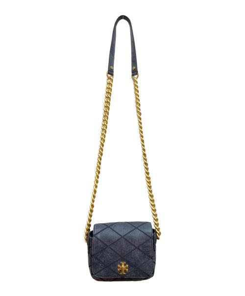 TORY BURCH（トリーバーチ）TORY BURCH (トリーバーチ) チェーンショルダーバッグ ネイビーの古着・服飾アイテム