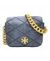 TORY BURCH（トリーバーチ）の古着「チェーンショルダーバッグ」｜ネイビー