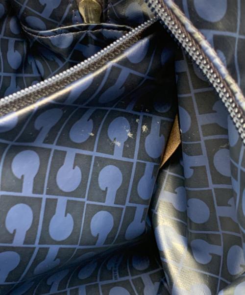 GHERARDINI（ゲラルディーニ）GHERARDINI (ゲラルディーニ) ソフティ ハンドバッグ ネイビーの古着・服飾アイテム