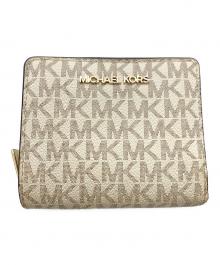 MICHAEL KORS（マイケルコース）の古着「2つ折り財布」｜ブラウン×ベージュ