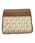MICHAEL KORS (マイケルコース) 2つ折り財布 ブラウン×ベージュ：4000円