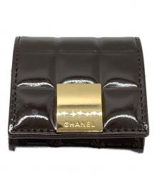 CHANEL（シャネル）の古着「コインケース　チョコバー」｜ブラウン