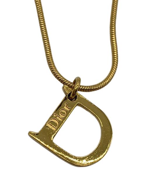 Christian Dior（クリスチャン ディオール）Christian Dior (クリスチャン ディオール) CDプレート Dロゴネックレスの古着・服飾アイテム