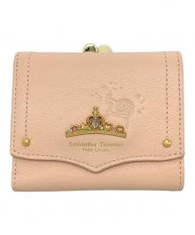 Samantha Thavasa PETIT CHOICE×DISNEY（サマンサタバサプチチョイス×ディズニー）の古着「ディズニープリンセスコレクション 折財布」｜ピンク