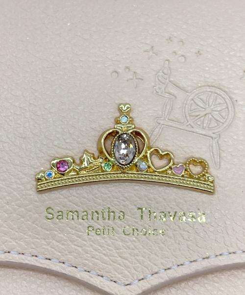 Samantha Thavasa PETIT CHOICE（サマンサタバサプチチョイス）Samantha Thavasa PETIT CHOICE (サマンサタバサプチチョイス) DISNEY (ディズニー) ディズニープリンセスコレクション 折財布 ピンクの古着・服飾アイテム