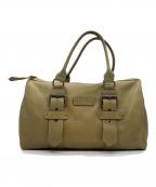 LONGCHAMP×KATE MOSSロンシャン×ケイト モス）の古着「ボストンバッグ」｜オリーブ