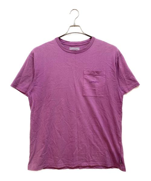 CarHartt（カーハート）CarHartt (カーハート) 半袖カットソー パープル サイズ:Lの古着・服飾アイテム