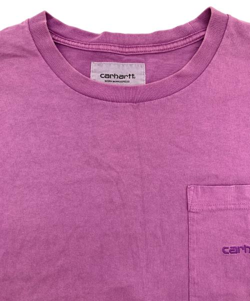 CarHartt（カーハート）CarHartt (カーハート) 半袖カットソー パープル サイズ:Lの古着・服飾アイテム