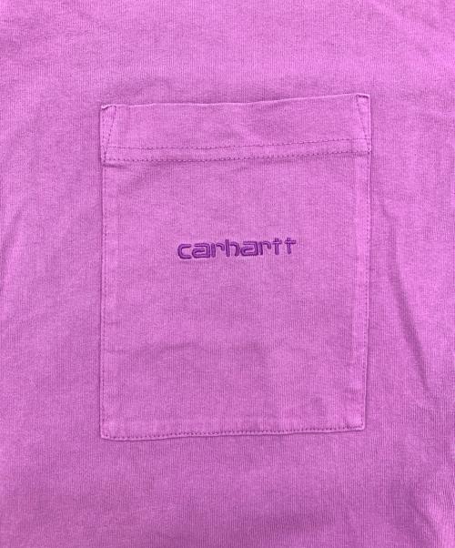 CarHartt（カーハート）CarHartt (カーハート) 半袖カットソー パープル サイズ:Lの古着・服飾アイテム