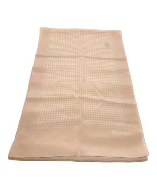 GUCCI（グッチ）GUCCI (グッチ) シルクスカーフ ピンクの古着・服飾アイテム