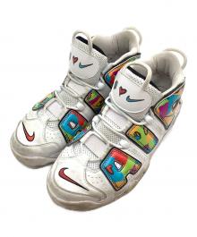 NIKE（ナイキ）の古着「AIR MORE UP TEMPO "Peace Love Swoosh" / エア モアアップテンポ ピース ラブ スウッシュ」｜ホワイト