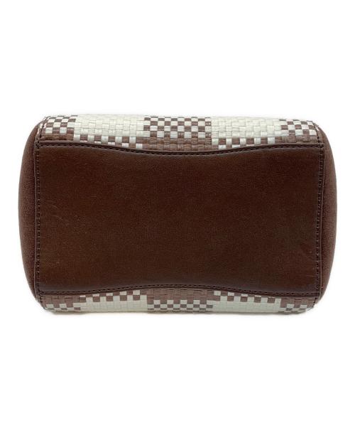 TORY BURCH（トリーバーチ）TORY BURCH (トリーバーチ) 2WAYショルダーバッグ ホワイト×ブラウンの古着・服飾アイテム